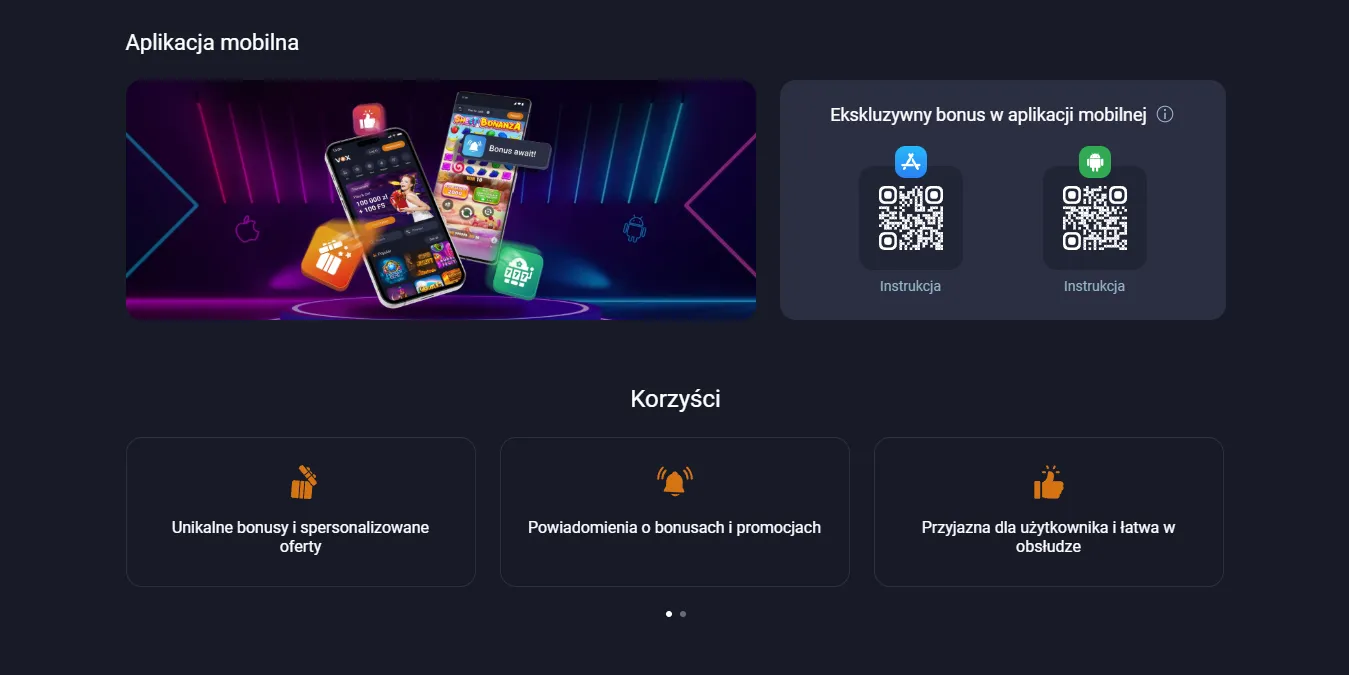 Recenzje Vox Casino app